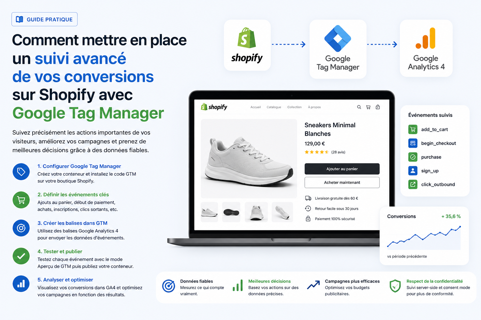 Suivi avancé des conversions sur Shopify avec Google Tag Manager